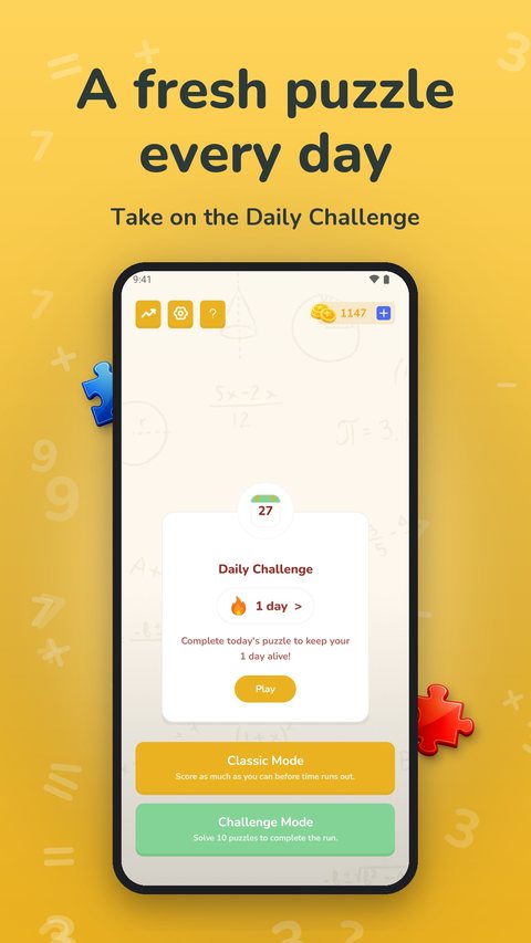 A fresh puzzle every day